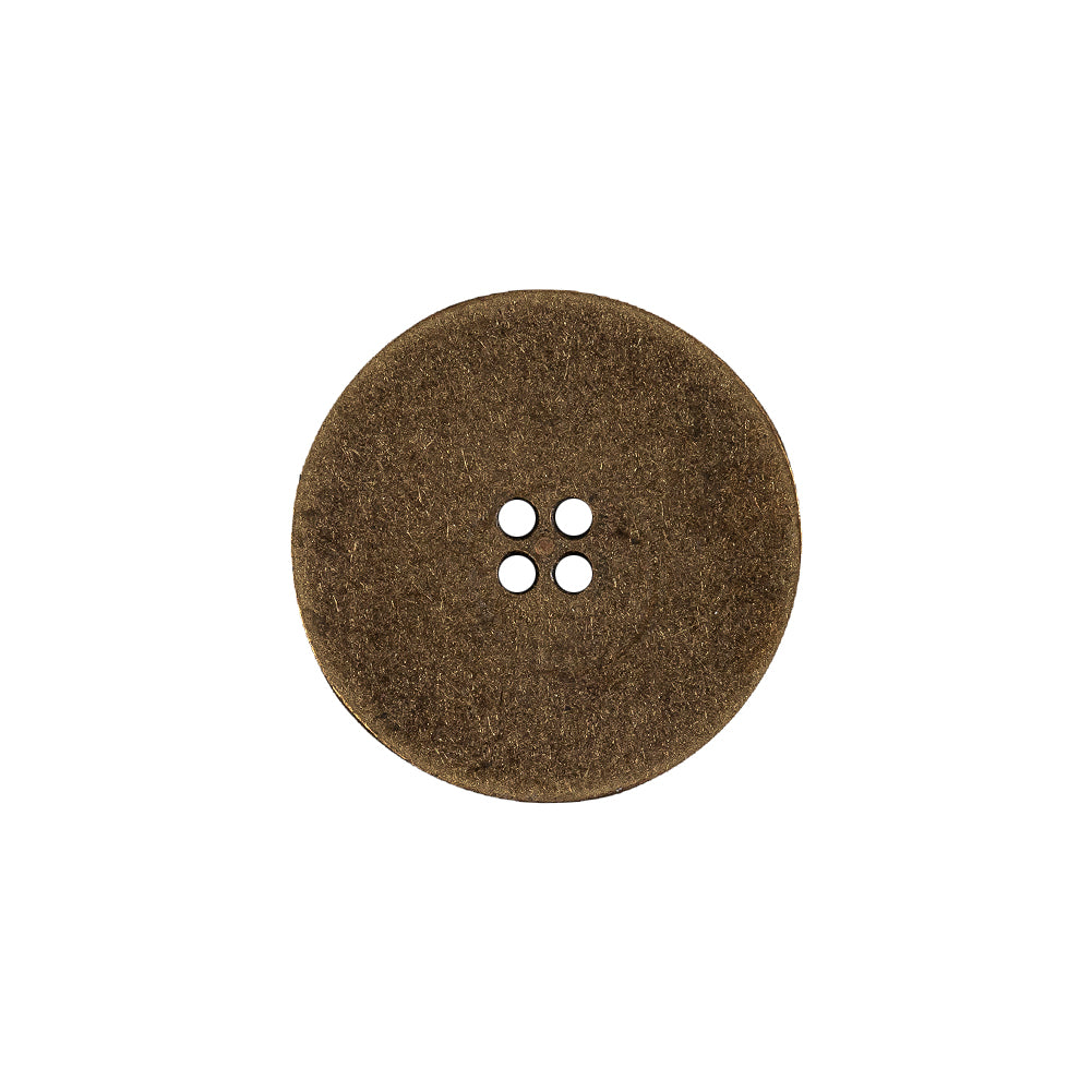 Weathered Brass Narrow Rim Low Convex 4-Hole Metal Button - 32L/20mm - Joann Fabrics