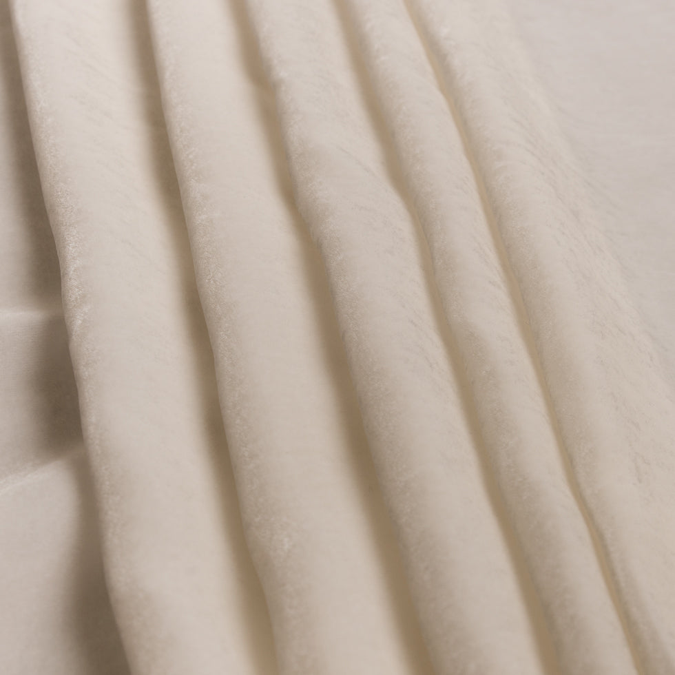Soft Rayon-Silk Velvet - Ivory - Cicero Collection - Joann Fabrics