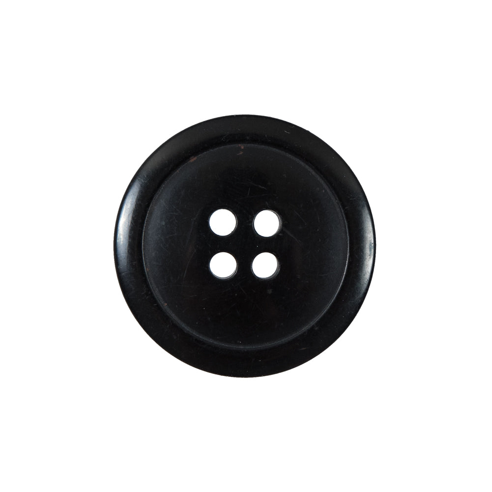 Black 4-Hole Plastic Button - 36L/23mm - Joann Fabrics