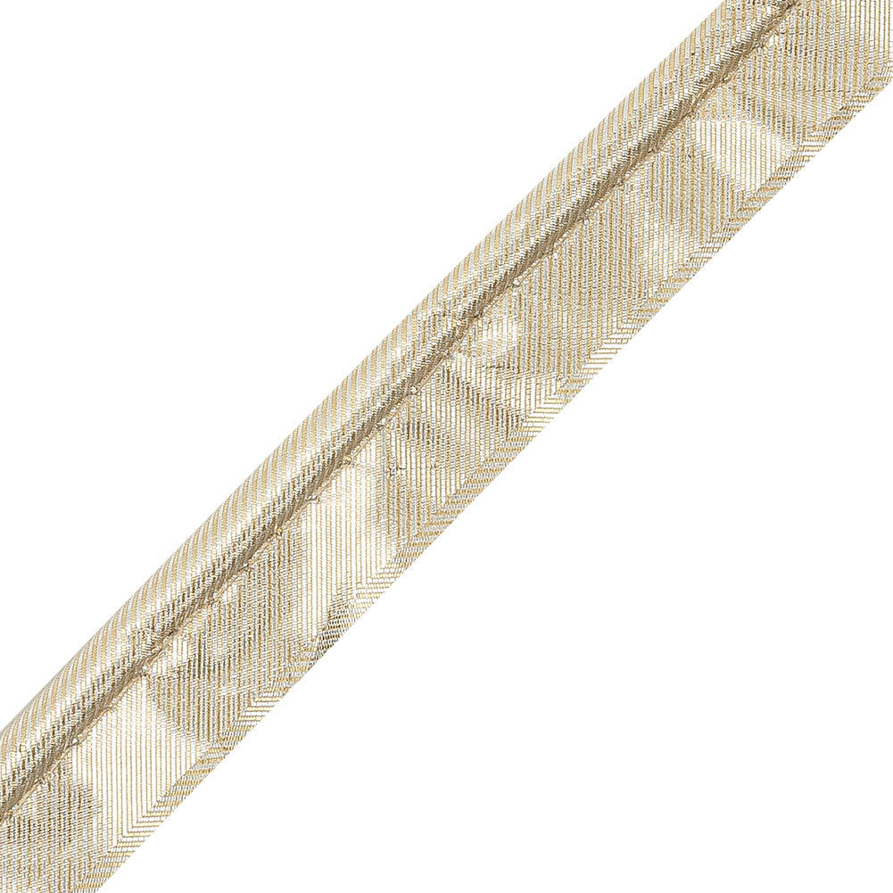 Italian Gold Metallic Piping with Lip - 0.625