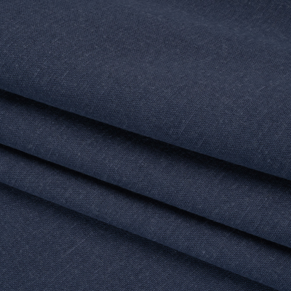 Brushed Cotton and Linen Woven - Indigo - British Imported - Joann Fabrics