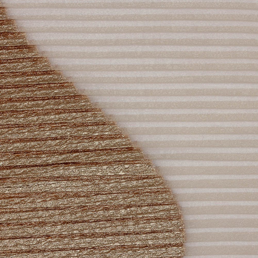 Metallic Champagne Waves Pleated Luxury Burnout Brocade - Joann Fabrics
