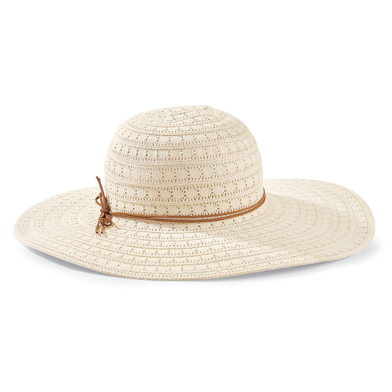 Lacy Brimmed Hat, 4 1/2