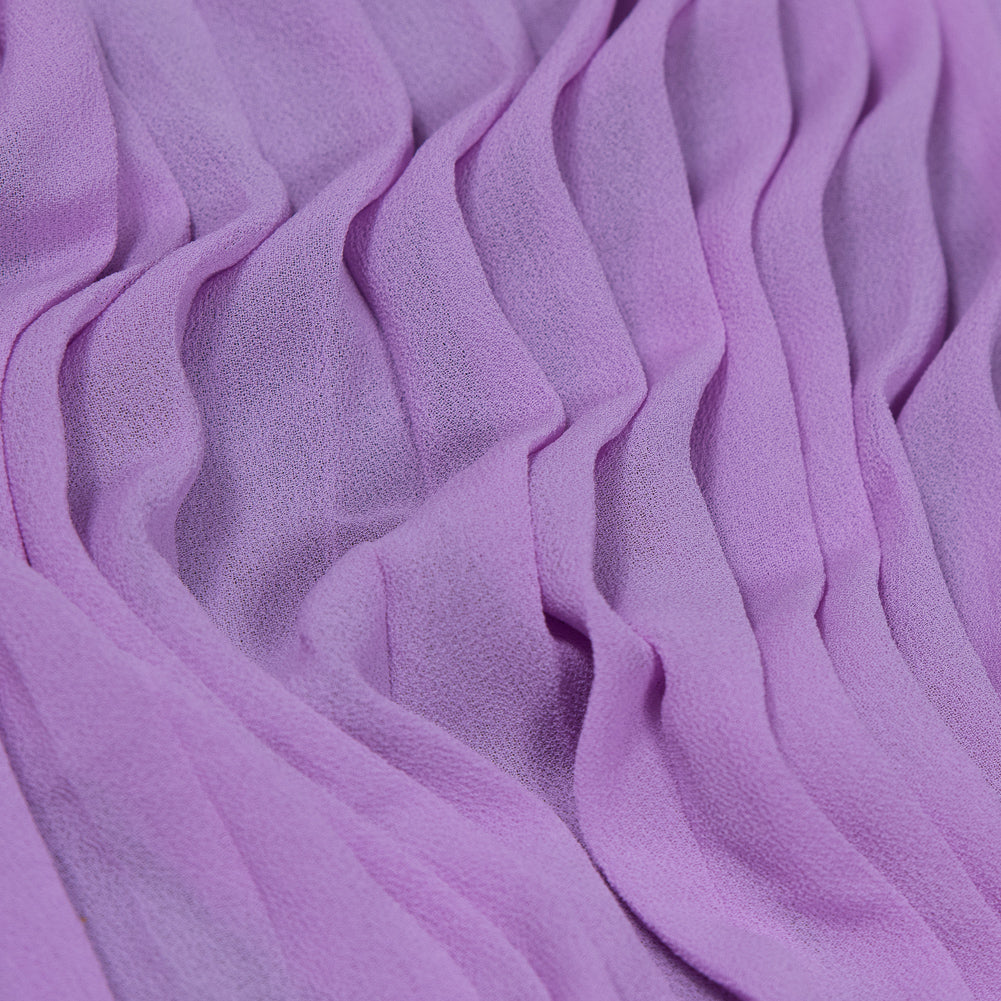 Accordion Pleated Chiffon - Easter Egg Purple - Etereo Collection - Joann Fabrics