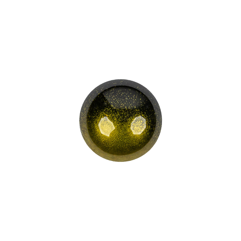 Italian Metallic Yellow Shank Back Button - 20L/12.5mm - Joann Fabrics