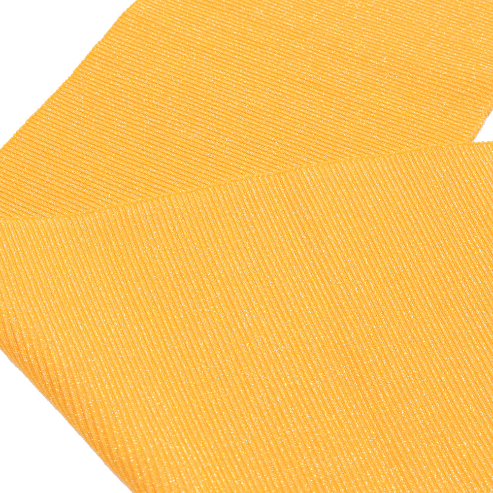 Light Gold Sparkle Rib Knit Trim - 7