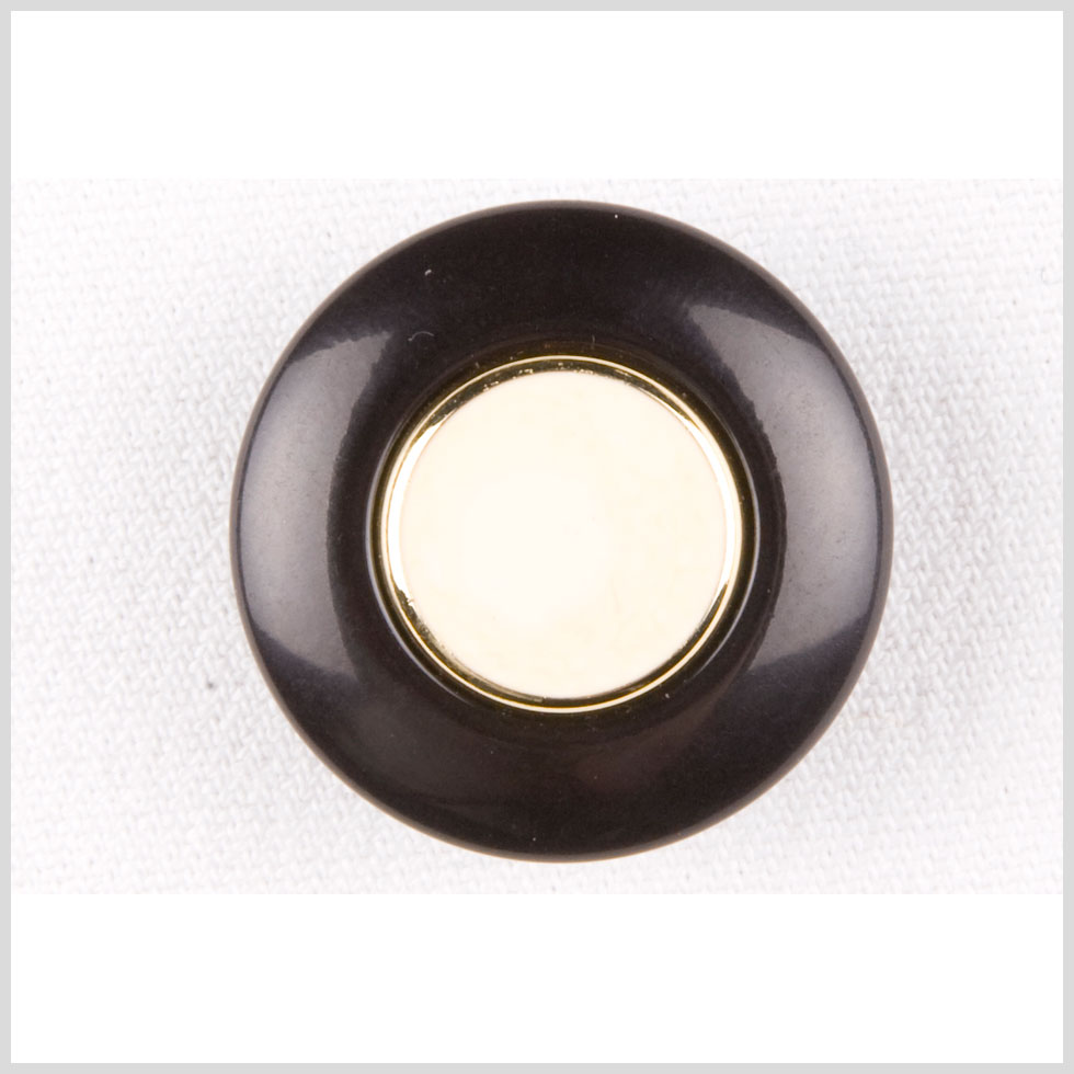 Black/Ivory Plastic Button - 44L/28mm - Joann Fabrics