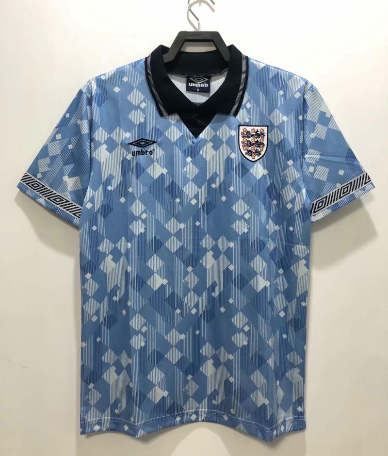 1990 Retro England Third Away Soccer Jersey 1:1 Thai Quality