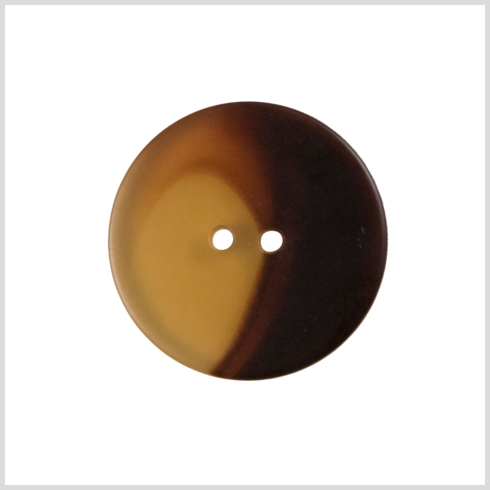 Plastic 2-Hole Button - 24L/15mm - Brown and Beige Swirled - Joann Fabrics