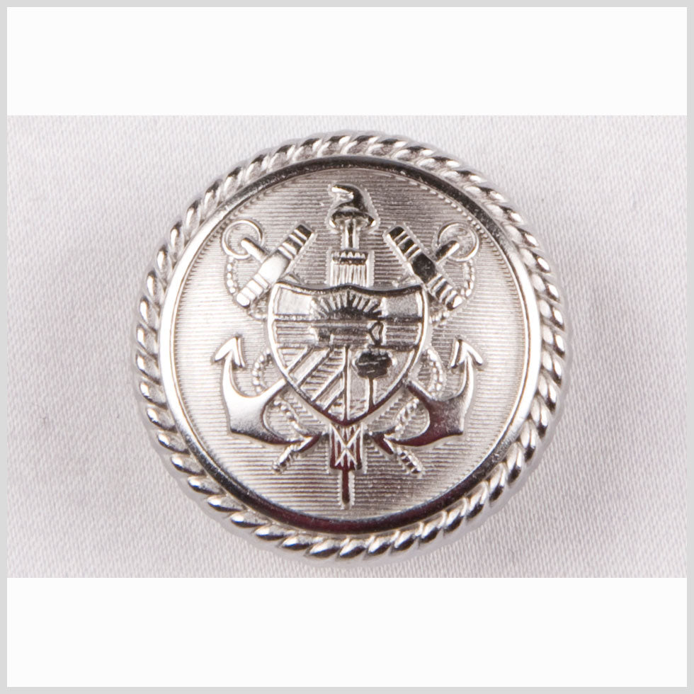New Silver Matte Metal Blazer Button - 32L/20mm - Joann Fabrics