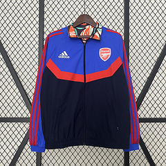 2024-2025 Arsenal Reversible Windbreaker blue Soccer Jersey 1:1 Thai Quality