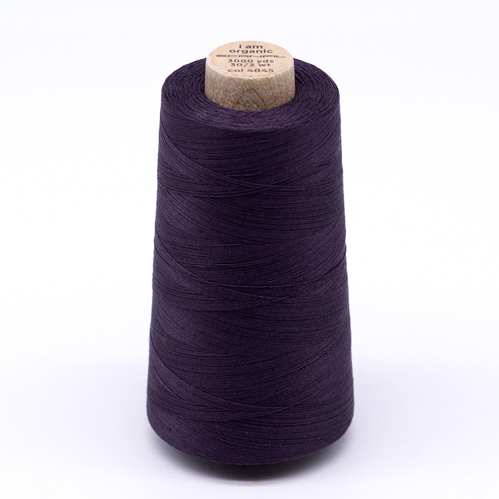 SCANFIL® 30wt Organic Pima Cotton Thread 3000 yd Cone - 4845 Plum Perfect - Joann Fabrics
