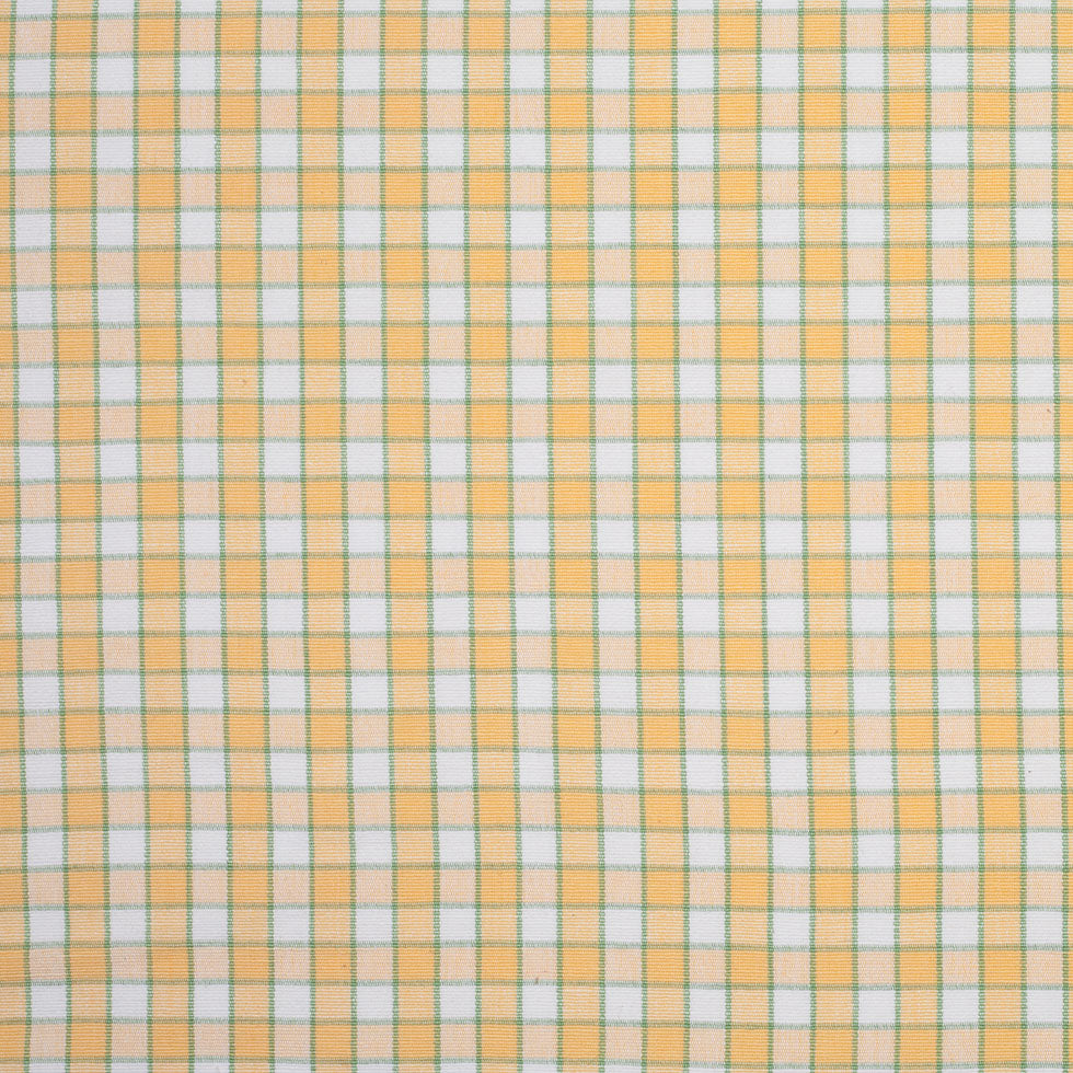 Citrus Yellow and Green Checked Handwoven Cotton - Joann Fabrics