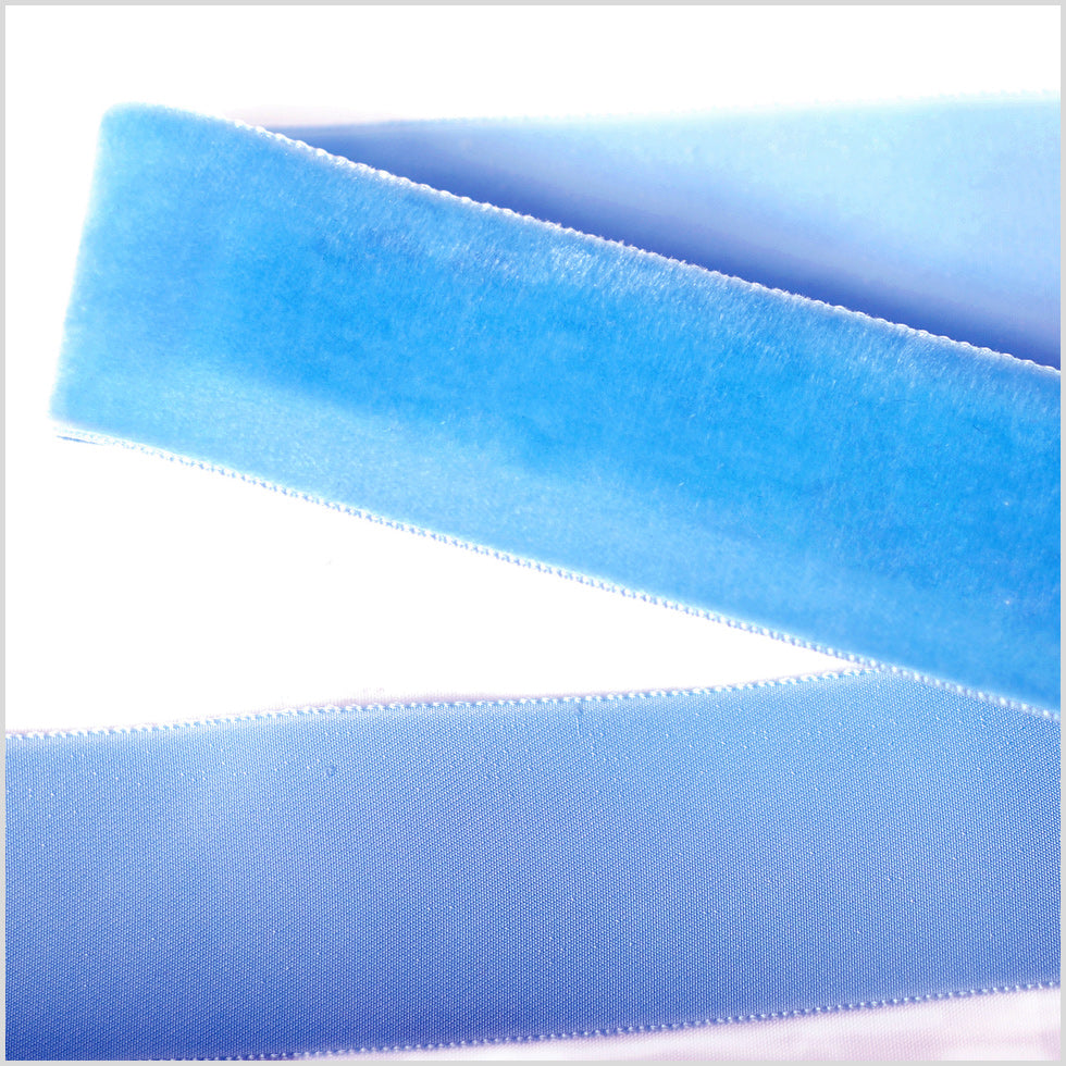 Single Faced Velvet Ribbon Made in Italy - 1.5