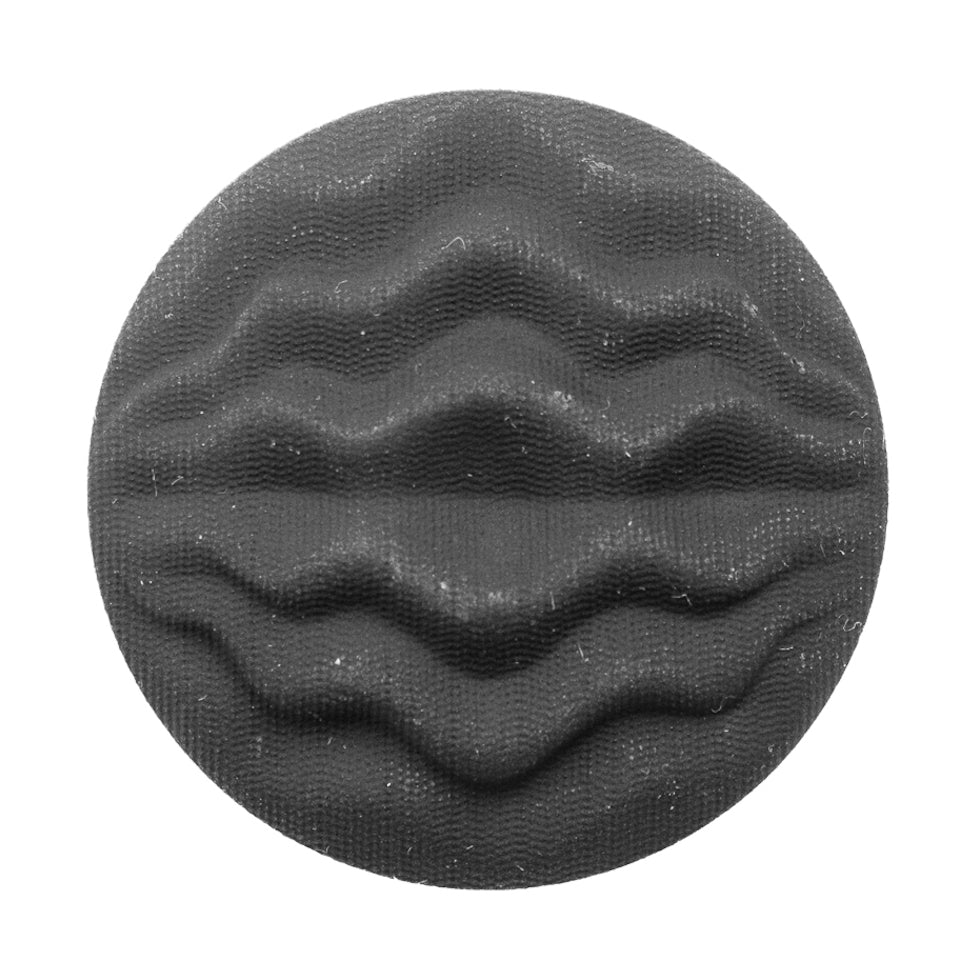 Italian Gray Wavy-Textured Plastic Shank Back Button - 54L/34mm - Joann Fabrics