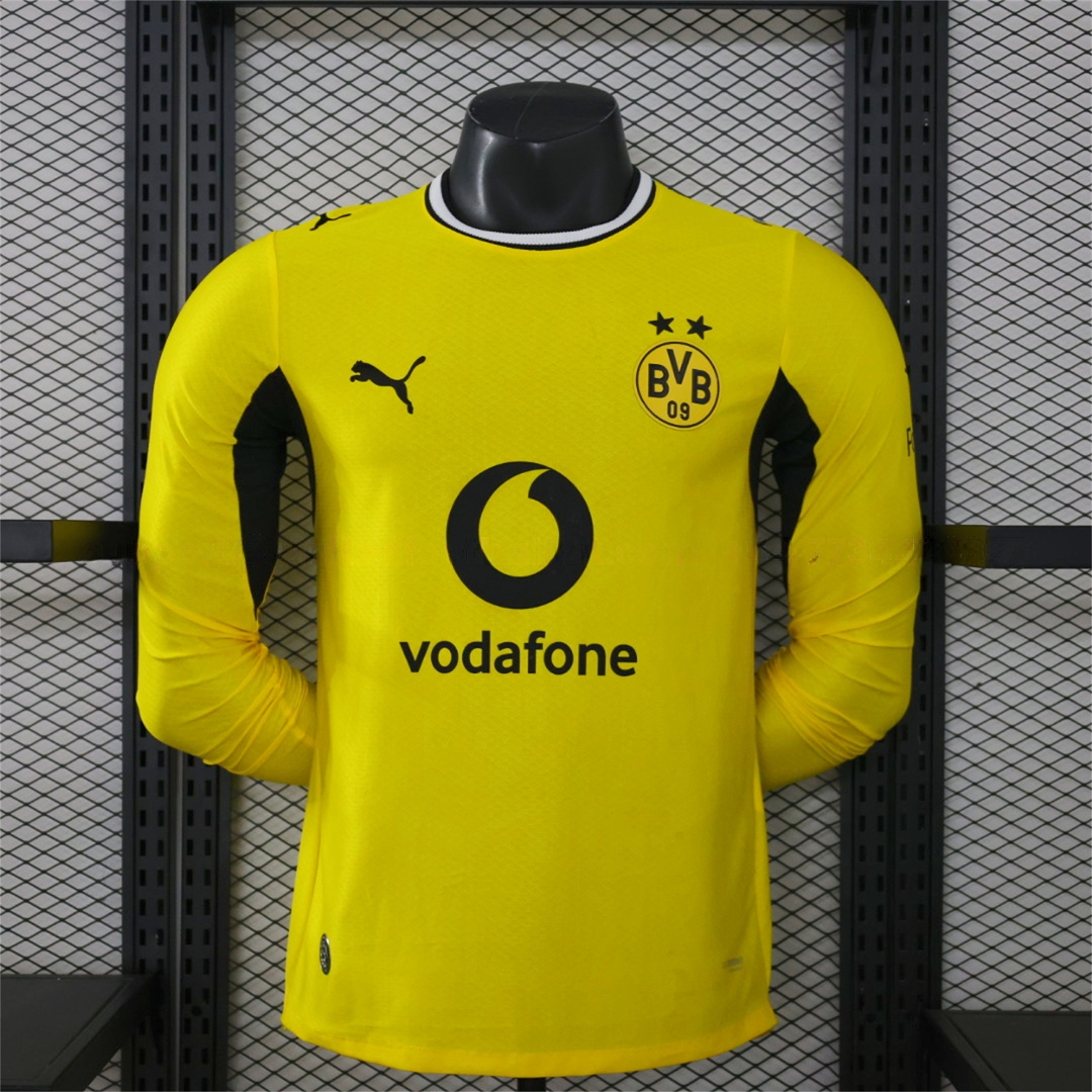 Dortmund 26-27 Home Long Sleeves Jersey - Player Version - UnitedFutballJersey