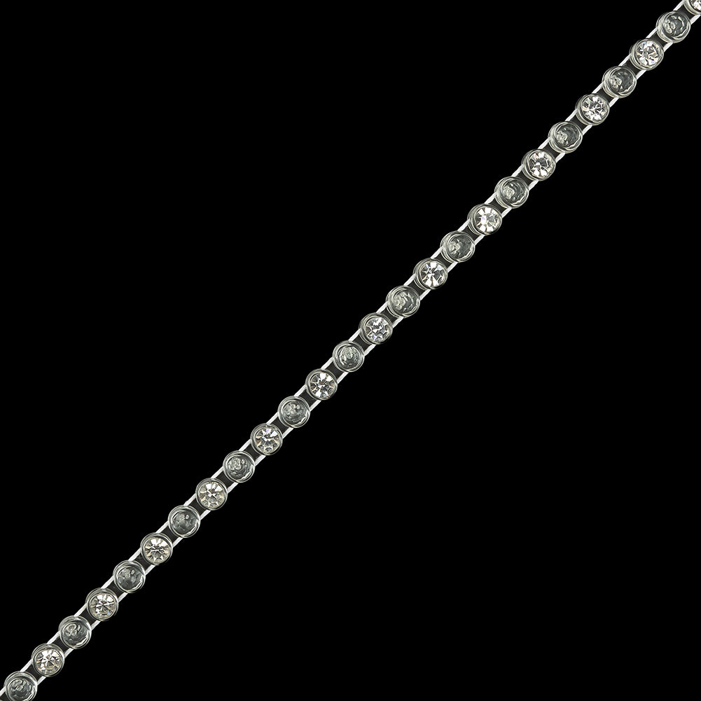 Vintage Crystal and Clear Rhinestone Trimming - 4mm - Joann Fabrics
