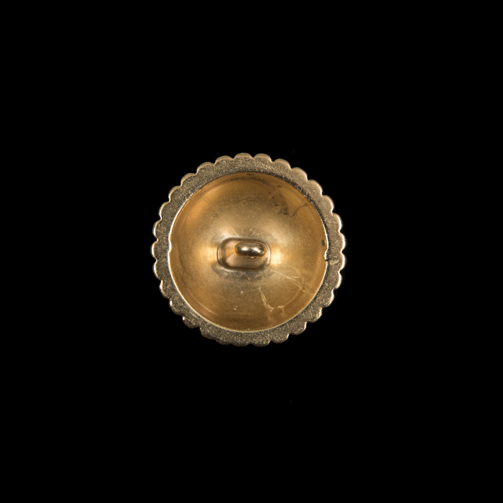 Gold Domed Metal Coat Button - 28L/18mm - Joann Fabrics