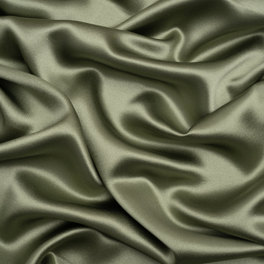Silk Crepe Back Satin - Oil Green - Premium Collection - Joann Fabrics