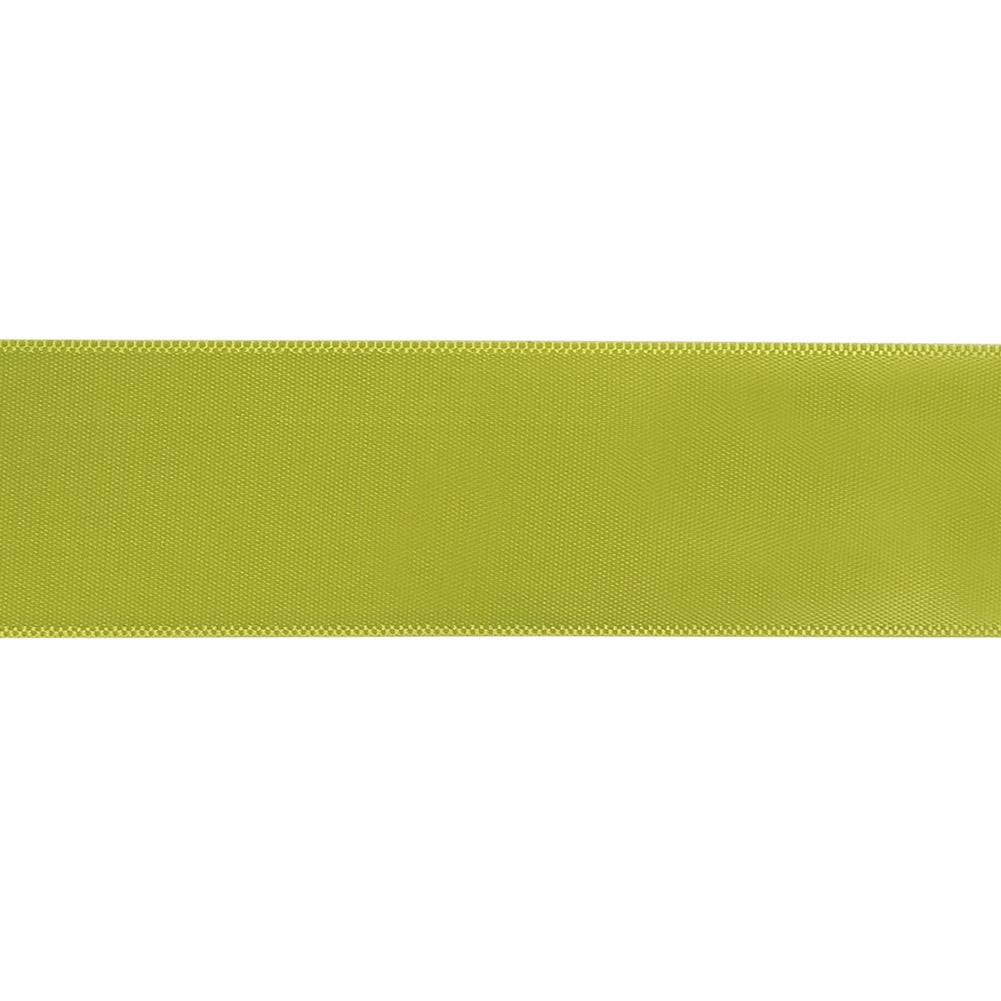 Spring Green Single Faced Satin Ribbon - 1