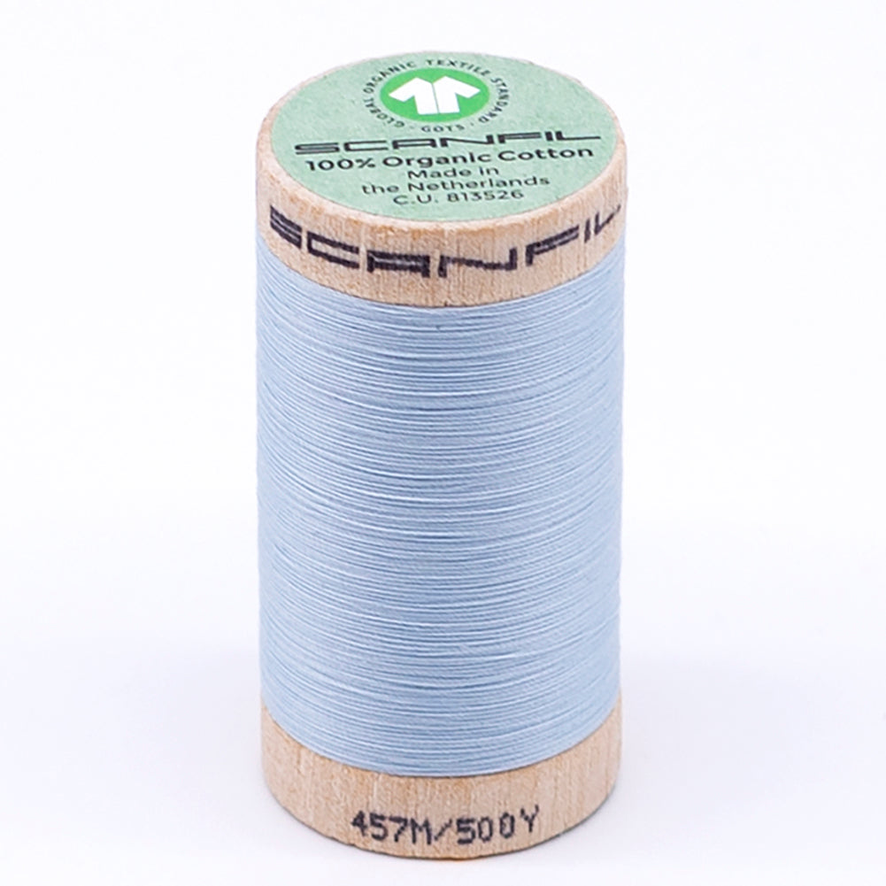 SCANFIL® 50wt Organic Pima Cotton Thread 500 yds - 4814 Winter Sky - Joann Fabrics