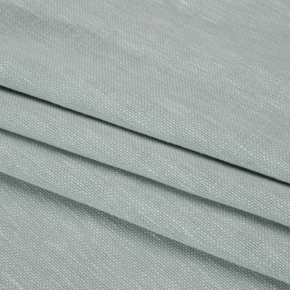 Linen Look Recycled Polyester and Cotton Woven - Seafoam - British Imported - Joann Fabrics