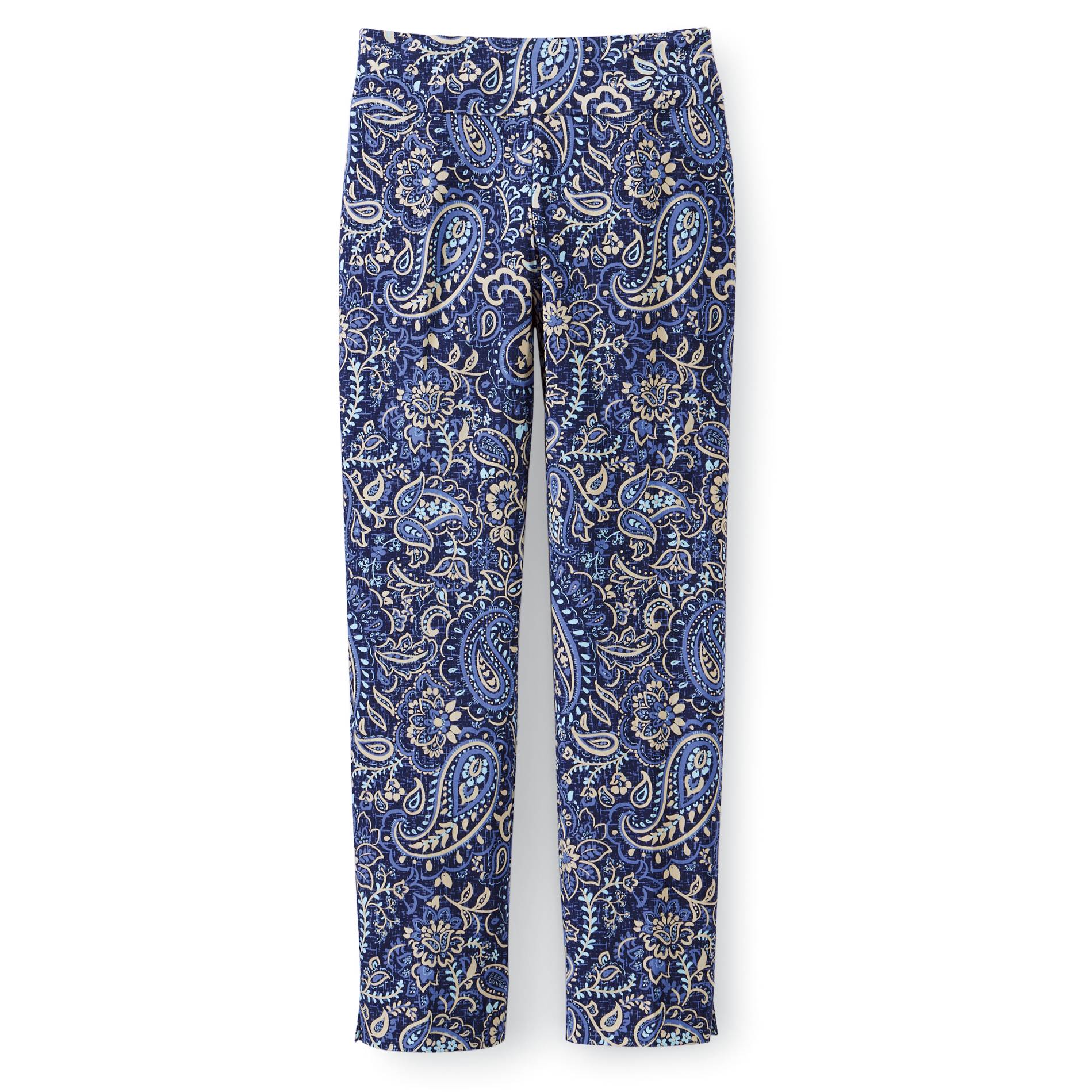 Ankle Length Slenderizing Pants, Pull-On, Wide Waistband, Slim Leg - Northstyle Catalog