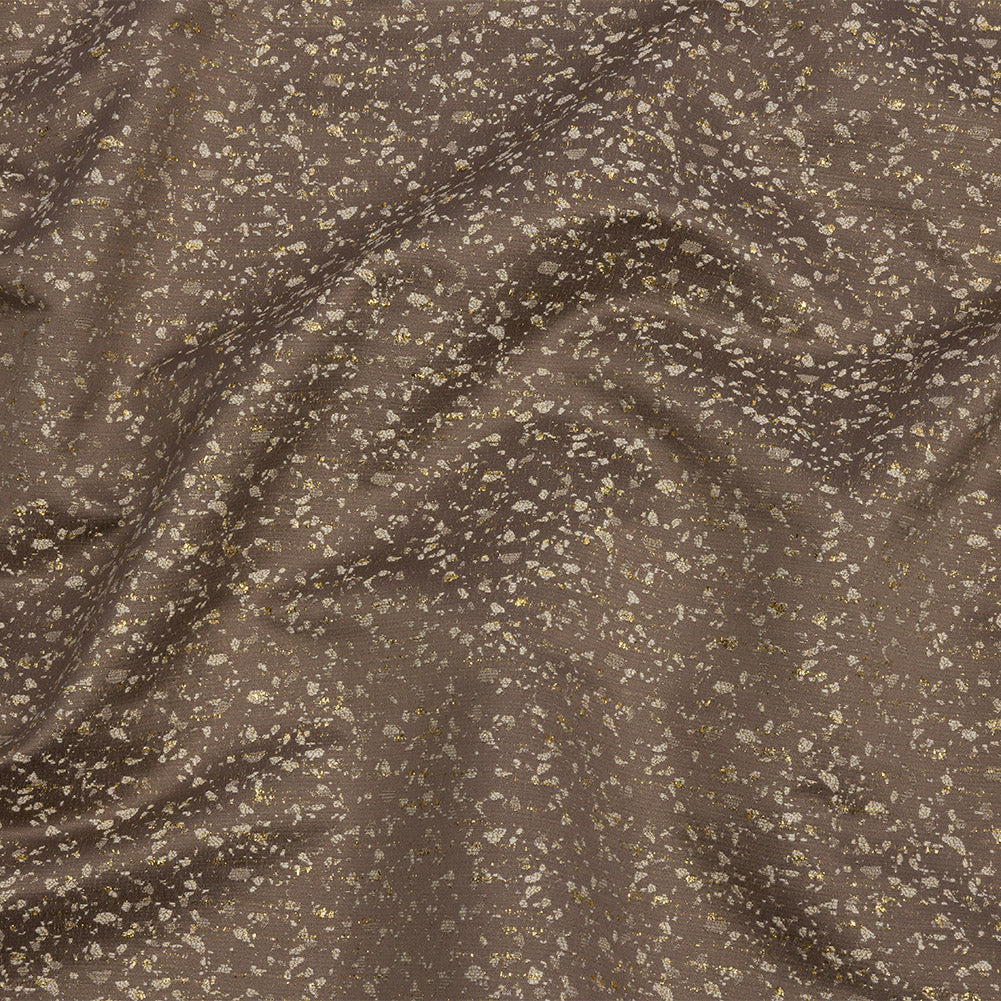 Metallic Drapery Jacquard - Truffle Speckled - British Imported - Joann Fabrics