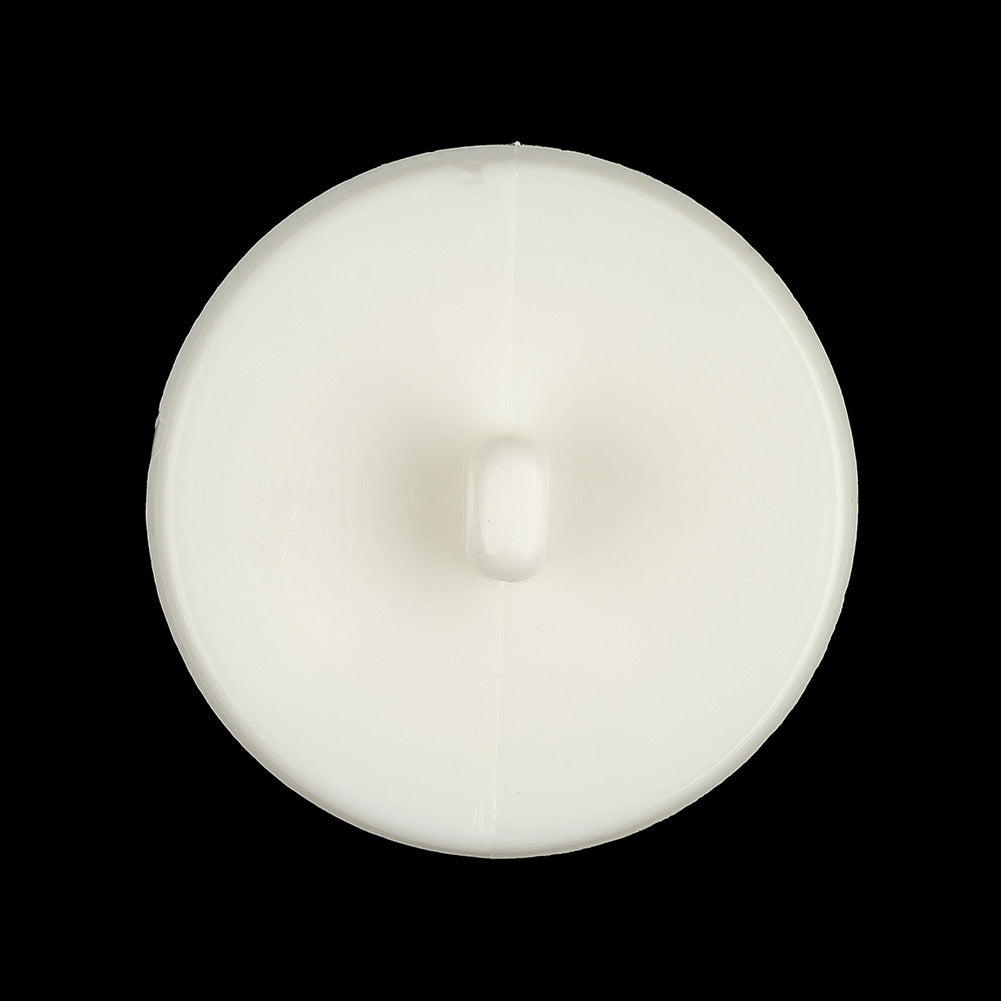 Italian White Faceted Decorative Shank Back Button - 44L/28mm - Joann Fabrics