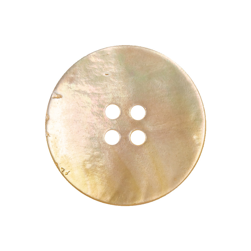 Iridescent Beige Doe 4-Hole Shallow Plate Coat Button - 40L/25.5mm - Joann Fabrics
