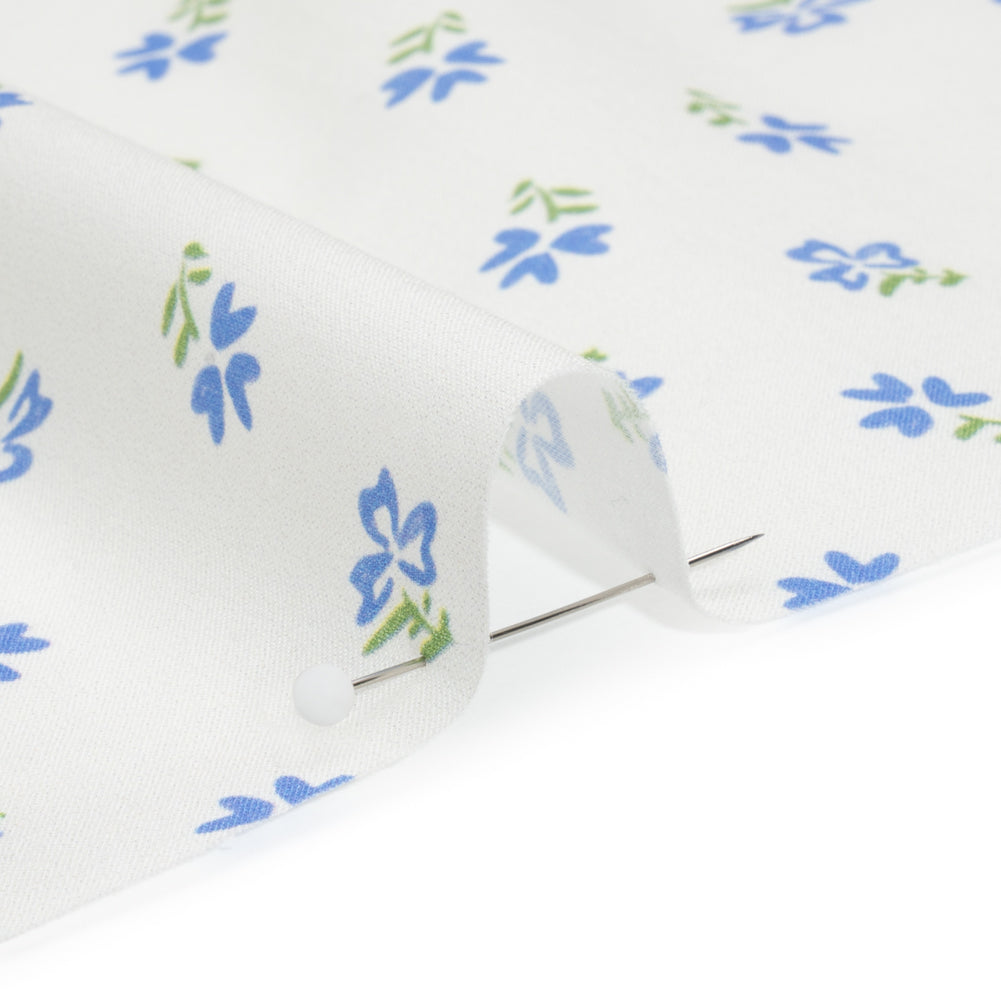 Cotton Voile Print - Blue and White Floral Ditsy - Mood Exclusive Sudden Sweetness - Joann Fabrics