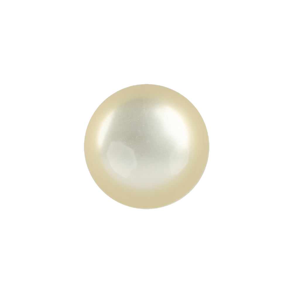 Vintage Ivory Pearlescent Half Done Shank Back Plastic Button - 28L/18mm - Joann Fabrics