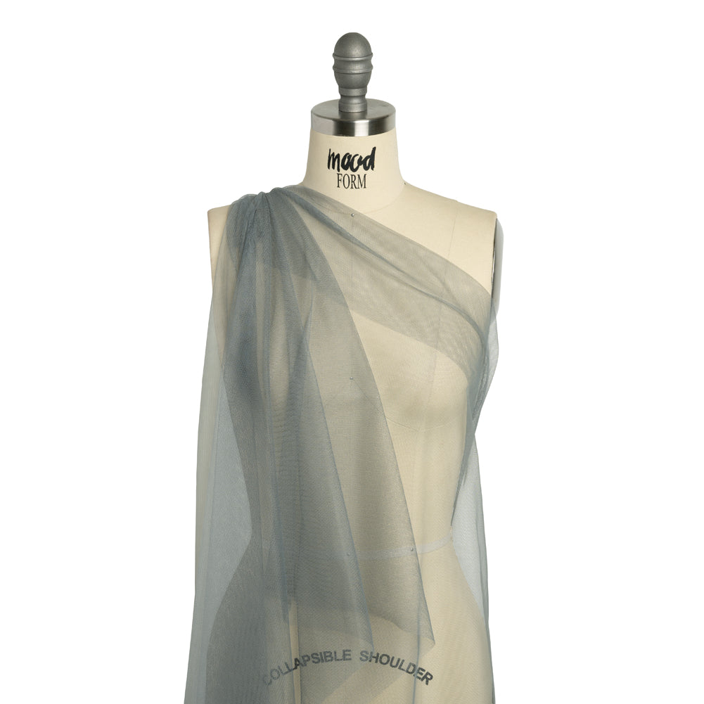 Polyester Tulle - Steel Gray - Designer Deadstock - Joann Fabrics