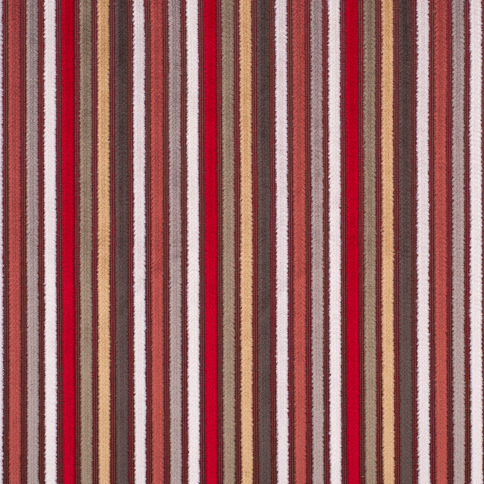 Multicolor Red Striped Velvet - Joann Fabrics