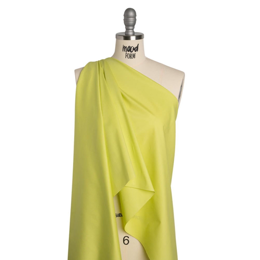 Stretch Cotton Poplin - Spring Green - Designer Deadstock - Joann Fabrics