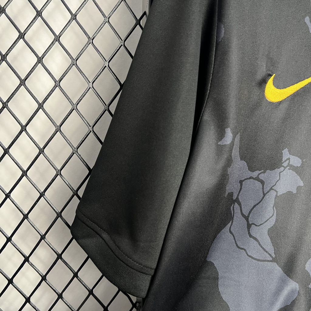 2024/2025 Brazil Special Edition Jesus  Black Soccer Jersey 1:1 Thai Quality
