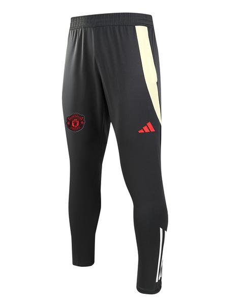 2024/2025 Manchester United Half-Pull Training Suit Dark Gray Football Shirt 1:1 Thai Quality Set
