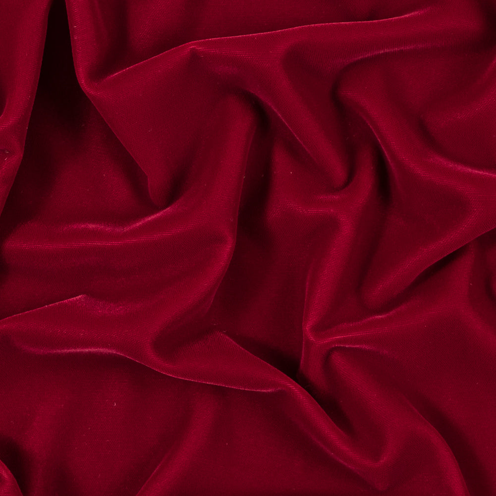 100% Polyester Micro Velvet - X-Mas Red - Bellini Collection - Joann Fabrics