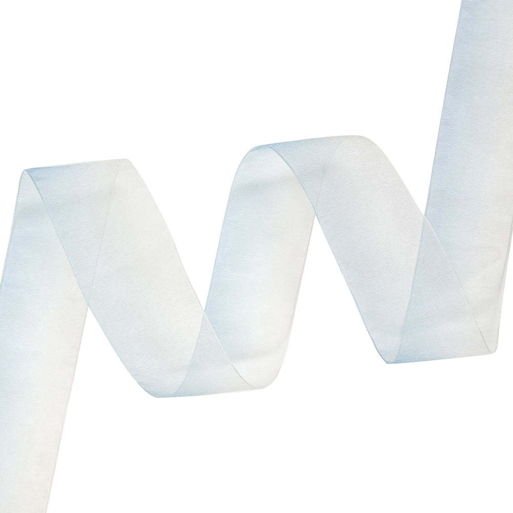 Sheer Blue and Barely Blue Ombre Ribbon - 1.5