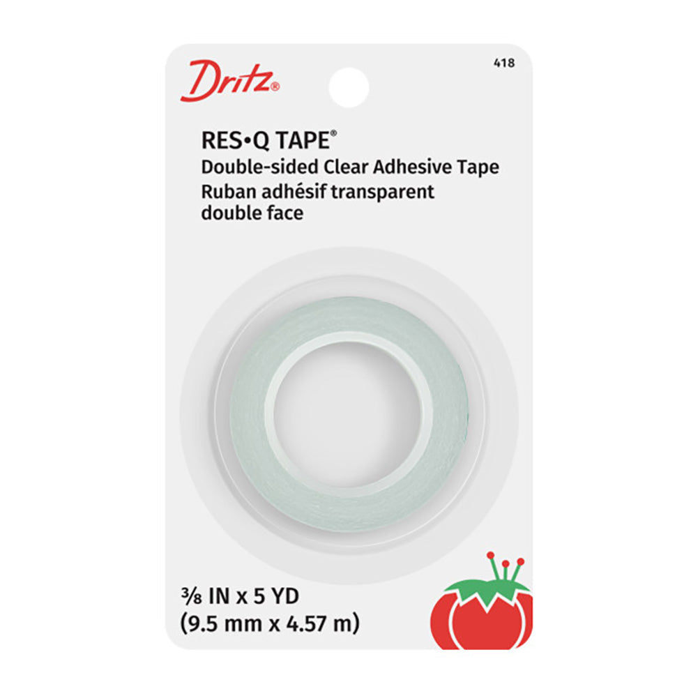 Dritz Res-Q-Tape® - Double-Sided Clear Adhesive Tape - 0.375