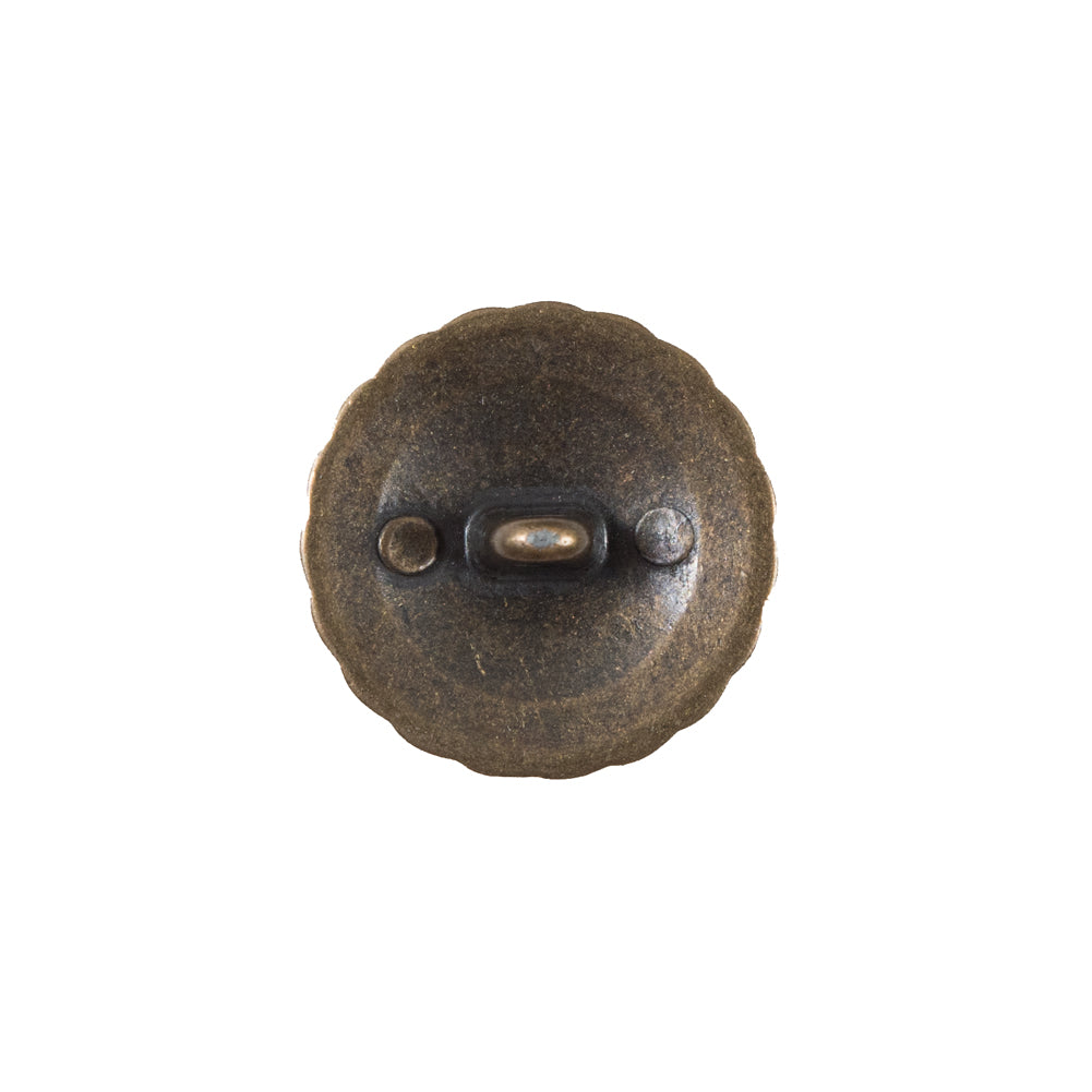 Antique Gold Etched Metal Button - 32L/20mm - Joann Fabrics