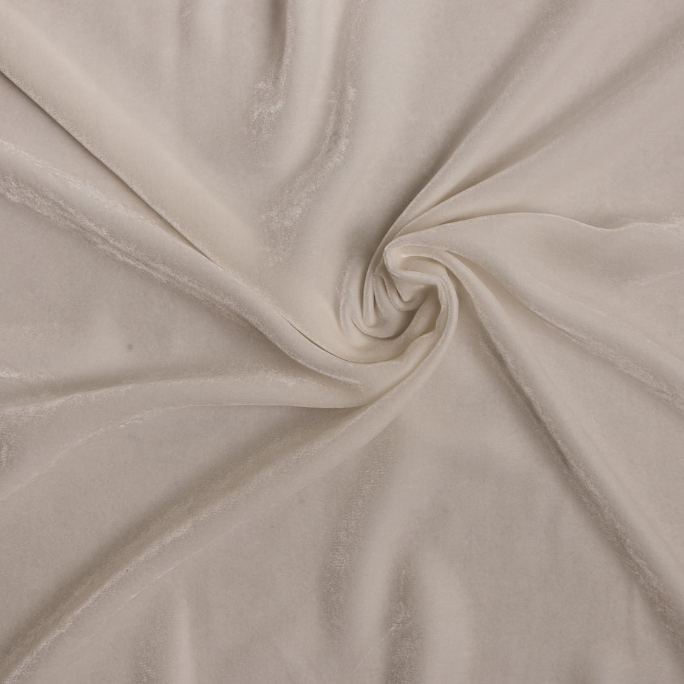 Soft Rayon-Silk Velvet - Ivory - Cicero Collection - Joann Fabrics