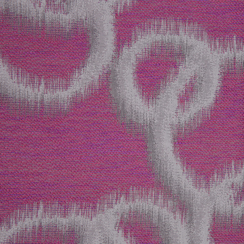 Fuchsia Geometric Ikat Bubbles Polyester Woven - Joann Fabrics