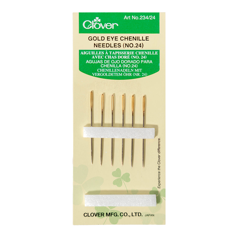 Clover Gold Eye Chenille Needles - Size 24 - 6 ct - Joann Fabrics