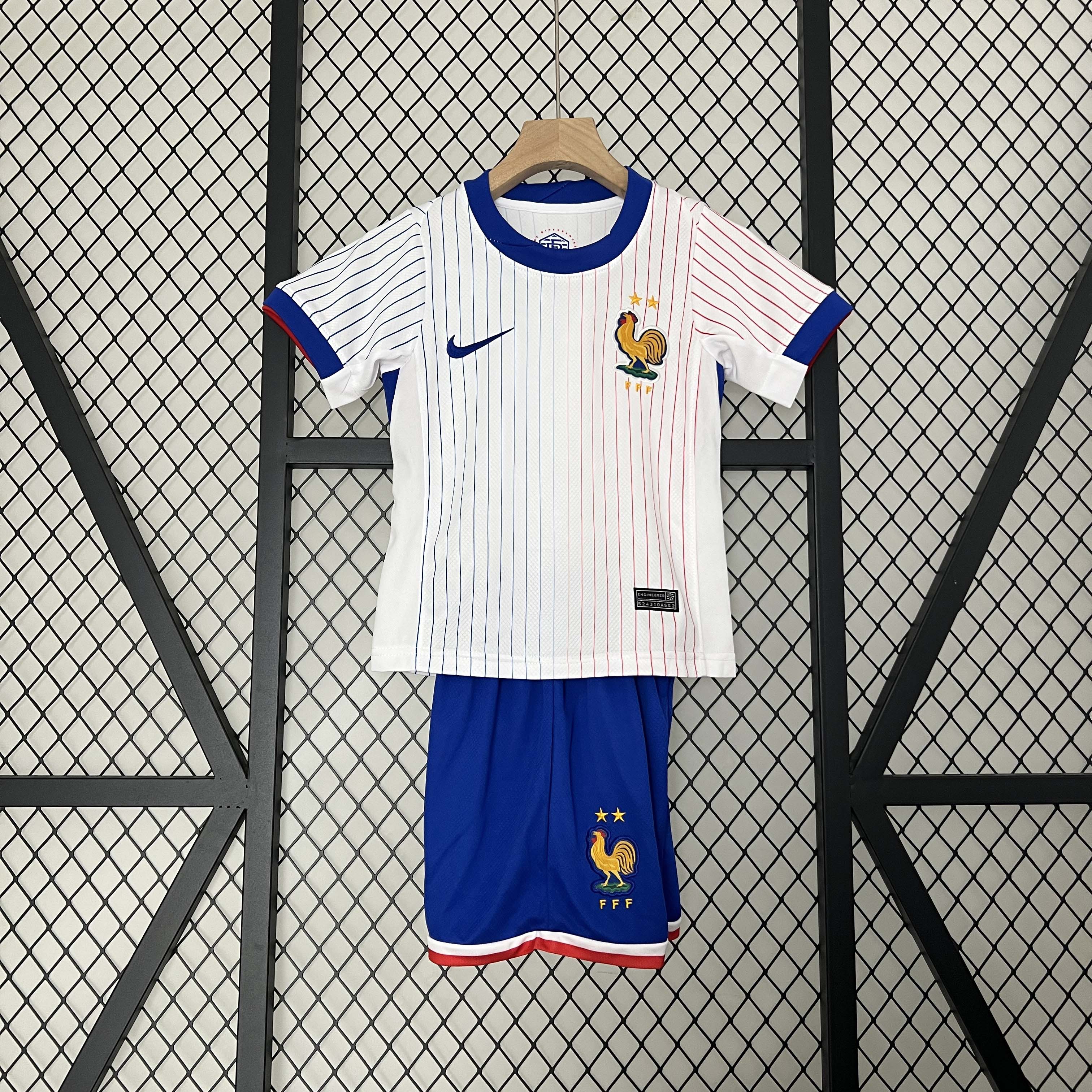 2024-2025 France Away Football Shirt 1:1 Thai Quality Kids Size