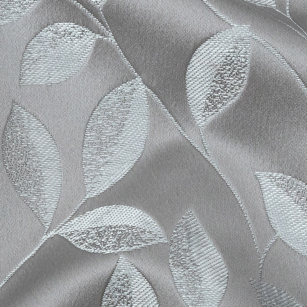 Satin-Faced Jacquard - Graphite Foliage - British Imported - Joann Fabrics