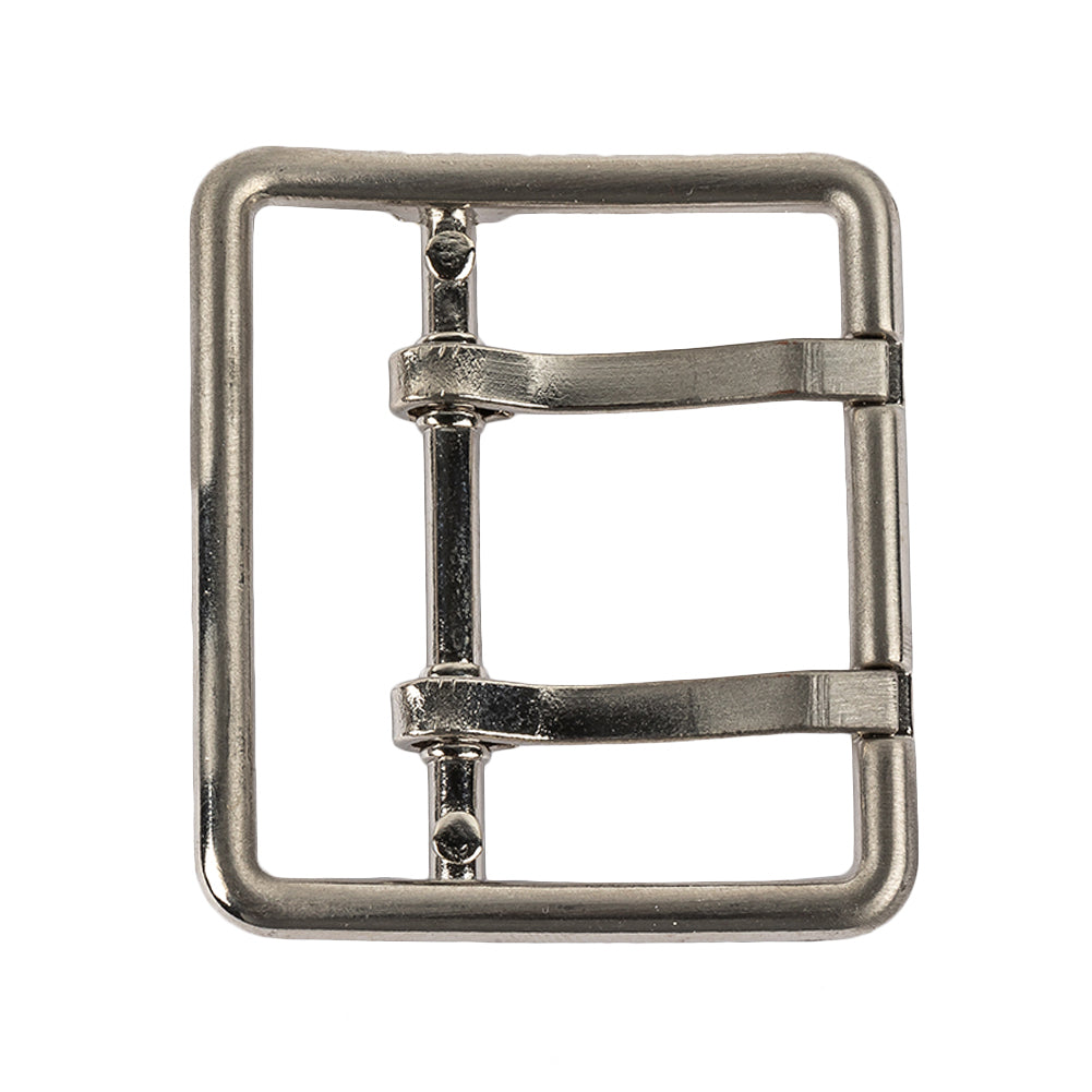 Satin Nickel Double Tongue Metal Buckle - 48mm - Joann Fabrics