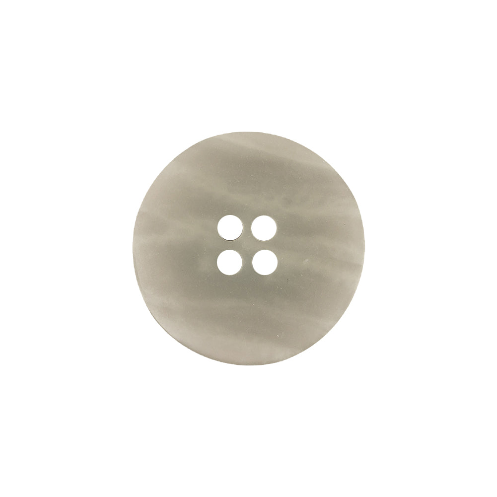 Italian Light Gray and White Striated 4-Hole Plastic Button - 32L/20mm - Joann Fabrics