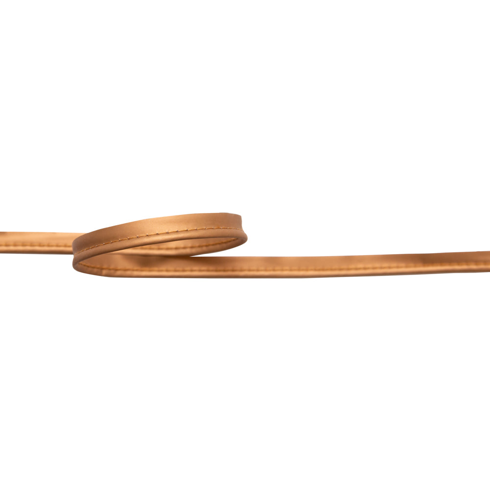 Italian Gold Rubbery Cord with Lip - 0.375