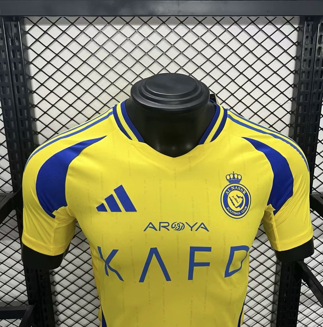 2024/2025 Player Version Al-Nassr Home Football Shirt 1:1 Thai Quality